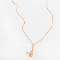 Lily Charm - 14k Yellow or Rose Gold