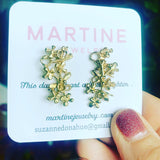 Bouquet Earring - Brass