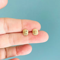 Lauren Stud Earrings  -14k gold