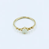 Crown Ring - 14k Gold w/ Opal