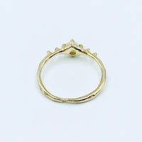 Crown Ring - 14k Gold w/ Opal