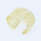 Sea Foam Cuff Bracelet - Brass