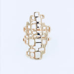 Hi-Line Ring - 14k Yellow or Rose Gold