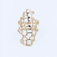 Hi-Line Ring - 14k Yellow or Rose Gold