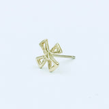 Sophie Stud Earring - 14k Yellow or Rose Gold