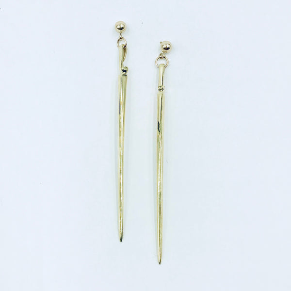Thorn Earring - Brass
