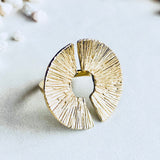 Paper Cut Ring - Brass