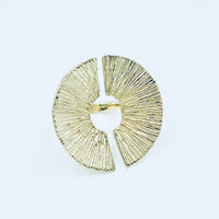 Paper Cut Ring - Brass