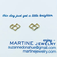 Birdy Stud Earrings - 14k Gold