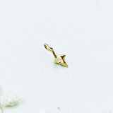 Satellite Charm - 14k Yellow or Rose Gold