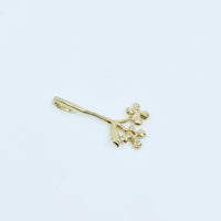 Pansy Charm 14k Gold