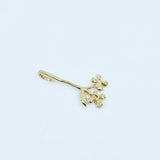 Pansy Charm 14k Gold