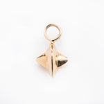 Nutmeg Charm - 14k Yellow or Rose Gold