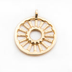 Sunshine Charm - 14k Yellow or Rose Gold