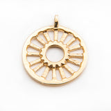 Sunshine Charm - 14k Yellow or Rose Gold