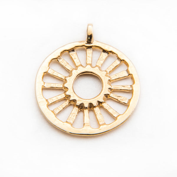 Sunshine Charm - 14k Yellow or Rose Gold