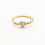 Crown Ring - 14k Gold w/ Opal